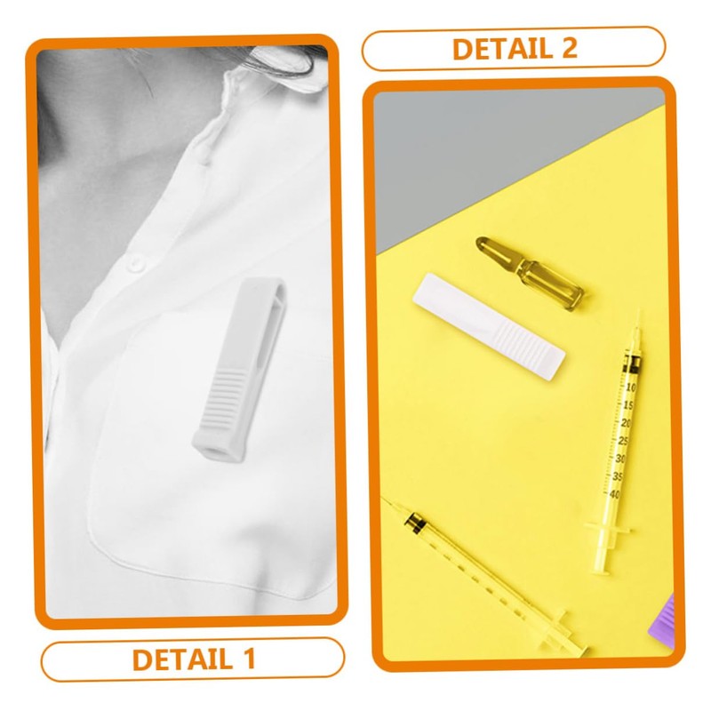 KOMBIUDA 8Pcs Reusable Ampoule Opener with Groove Design Mini Vial