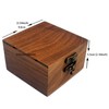 LONMAIX 2PCS/PACK Walnut Wood Box for Crafts, Jewelry Box and