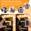 Dekang 8 Pack E26 Base Bathroom Light Bulbs 3000K Soft