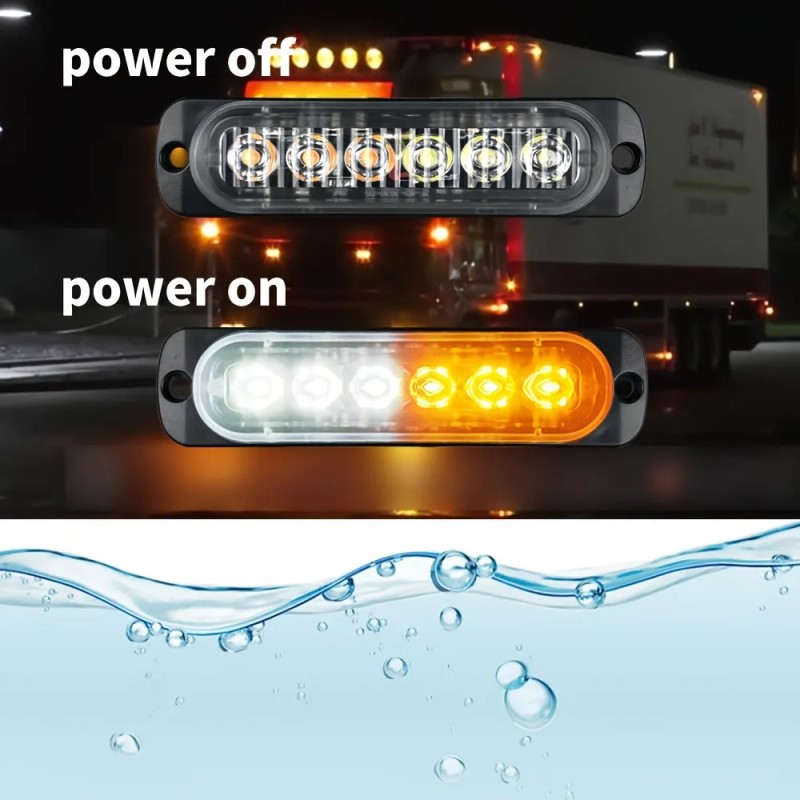 2pcs Estrobo Led Para Carro Faros Moto Y Coche Tuning