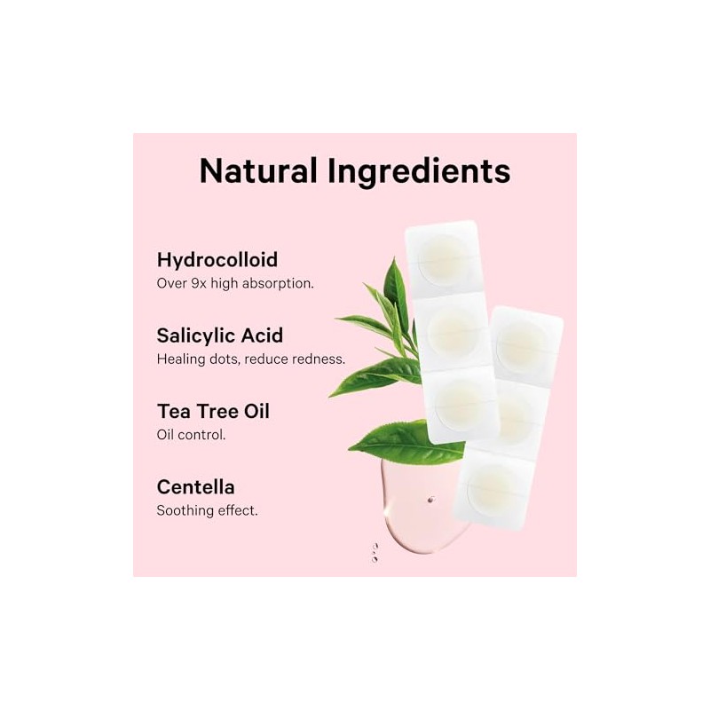 Sosky Invisible Hydrocolloid Acne Patches with Salicylic Acid - 48