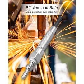 2 PCS Glow Plug Fit for Weber SmokeFire EX4 EX6 EPX6 Wood Pellet Grills, Fit for Weber 7009 Grill Glow Plug Element, Sliver