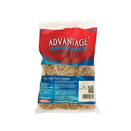 Alliance Advantage Latex Rubber Band, No 16, 2-1/2 x 1/16 Inches, 1/4 lb Box, Natural
