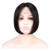 Generic Peluca Corta Recta Bobo Fibra Química Seda Alta Temperatura