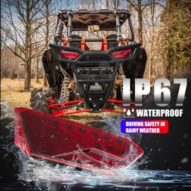 RANSOTO LED Tail Light - Compatible with 2014-2020 RZR XP 1000 / XP 4 1000 / Turbo / 900 / S 900 / XP 4 - Direct Replacement for OEM 2412341 & 2412342 - High Brightness Waterproof LED Brake Light