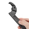 HARFINGTON C Hook Spanner Wrench, 1-1/4 to 3 inches Adjustable