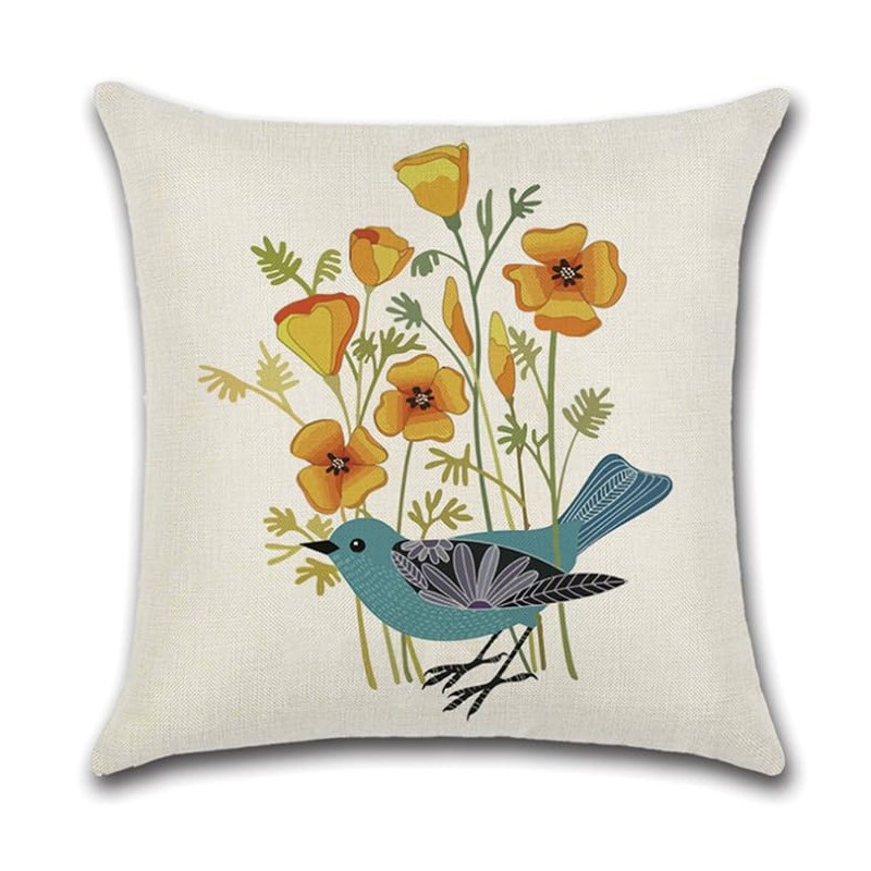 BAOKU Cushion Covers 45x45 cm Pillow Covers Spring Decorative Home