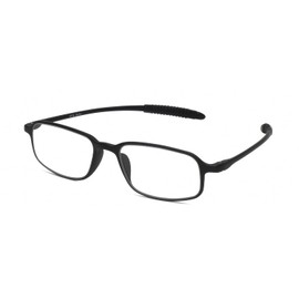 Calabria TR191 Flexie Sport Oval Reading Glasses +0.75 Black Men Women Single Power Readers Bending Eyeglass Italy Design