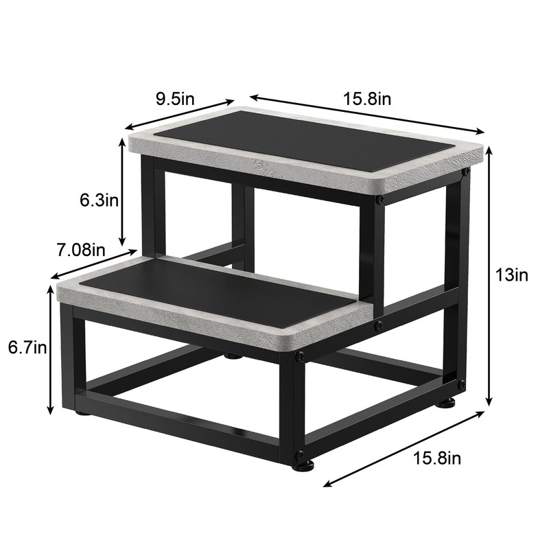 Step Stools for Adults Kids, Heavy Duty Sturdy Foot Stool