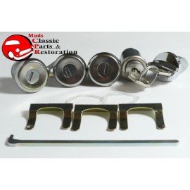 64 Impala Locks Ignition Door Glovebox Trunk short cyl Pawl Original GM Keys 4dr