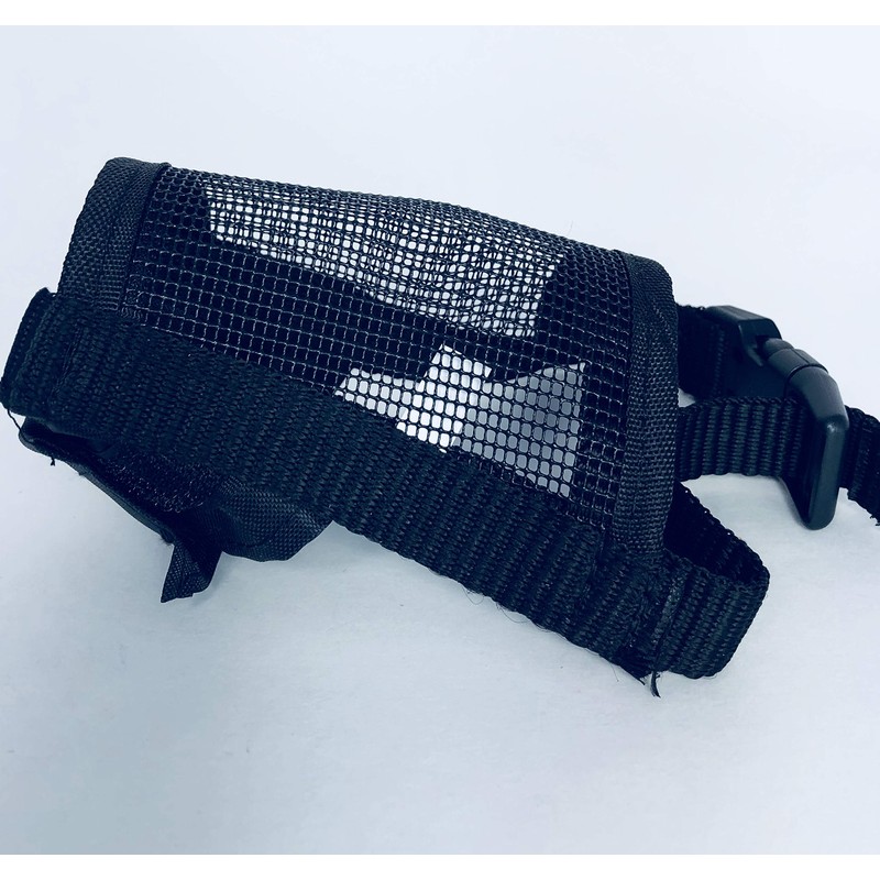 Kole KI-OF792 Adjustable Nylon Mesh Dog Muzzle, large