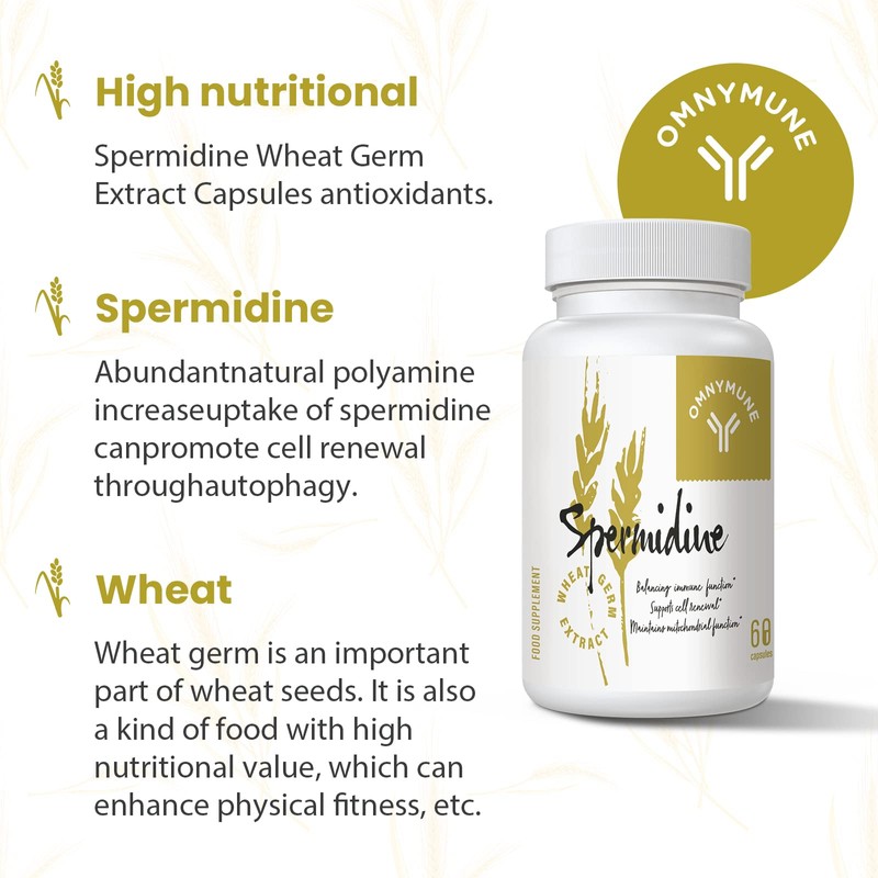 Fermented Wheat Germ Extract - 13 mg spermidine per Capsule