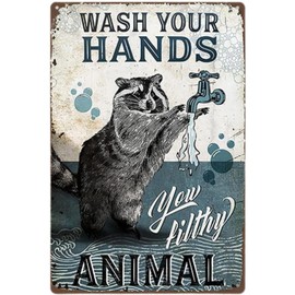 Tinplate Sign Cat Retro D 20×30cm 1 Piece Sign Plate Wall Mount 4 Holes Lightweight Vintage American English NYANDELMO ND-0291-R04-D-Cat-B-20
