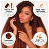 XSASLYET Marley Twist Braiding Hair, Cuban Twist, 18 In,8 Packs,T1B/350