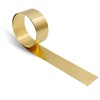 Uxney Brass Sheet Roll, Gold Foil Sheets 1000mm x 50mm