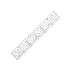 KAWAGUCHI TK05506 Cutting Square Ruler, 11.8 inches (30 cm), Length
