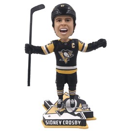COXZD + CLARKtoys Sidney Crosby Bobblehead, Exclusive Limited Edition of 200, Black Jersey Version + FOCO