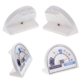Fridge Thermometer or Freezer Thermometer Dial with Recommended Temperature Zones Cooler Chiller