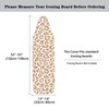 Annejudy Leopard Ironing Board Cover and Pad Standard Size Easy