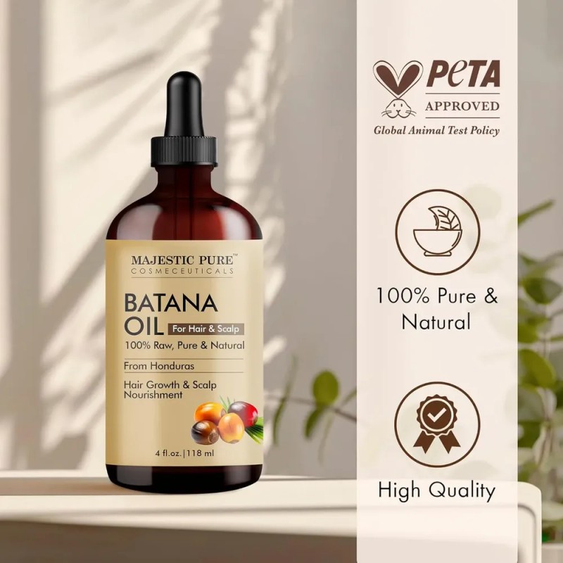 Majestic Aceite Puro De Batana Para La Nutrición Del Cabello