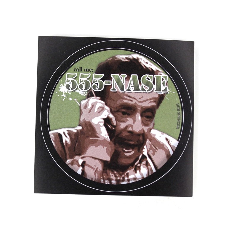 5x KOQ Arthur Spooner Sticker 95 mm Funny 555 Nose