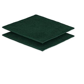 EXKLUSIV HEIMTEXTIL Hand Towel 500 g/m² 2 x Flannels 30 x 30 cm Dark Green High Quality