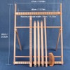 Wooden Weaving Loom Kit, S/M/L with Optional Yarn Bundle