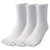 (971) Men's 5 Toe Socks, Made in Japan, LL, Double
