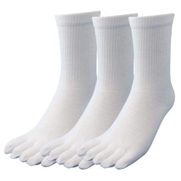 (971) Men's 5 Toe Socks, Made in Japan, LL, Double