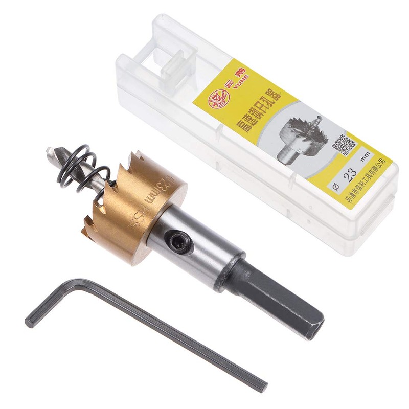 Sourcingmap 23mm HSS Drill Bit Hole Saw Stainless High Speed