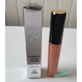 Lancôme New Lancome L'absolu Gloss 141 212 222 317 ChooseShade 0.27oz/8ml - 212 cafe creme