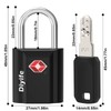 TSA Lock [4 Keys] Diyife Padlock for Small Suitcases, Bag