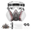 Mascarilla de Media Cara YHDM 6200 con Gafas para Pintura