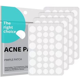 180 Parches Para Acné. Pimple Patch, Calcomanías Ultra Finas para Cara y Piel, Parches Hidrocoloides Absorbentes para Tratar la Erupción de Acné y Esp