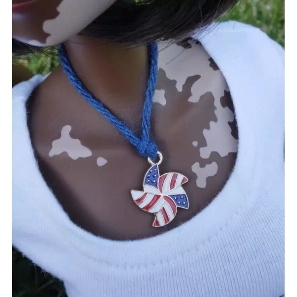 Kyle Lefort 1/3 Scale Smart Doll Sized American Flag Pinwheel