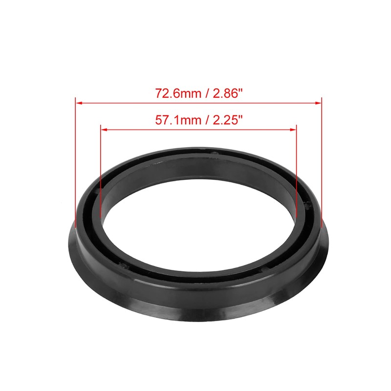 X AUTOHAUX Plastic Wheel Hub Centring Rings for Wheel Hub