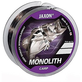Jaxon Monolith Carp Fishing Line 300m/600m Spool Monofilament Carp Diameter 0.25-0.35mm, brown