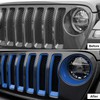 CheroCar for JL Mesh Grille Grill Insert & Headlight Turn