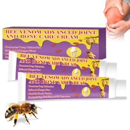 AstraVox Bienengiftsalbe, 2 Stück,, Linderung von Beschwerden, Beinmassage, Muskelregeneration, natürliches Bienengift Creme für Schultern, Knie, Hände, Rücken