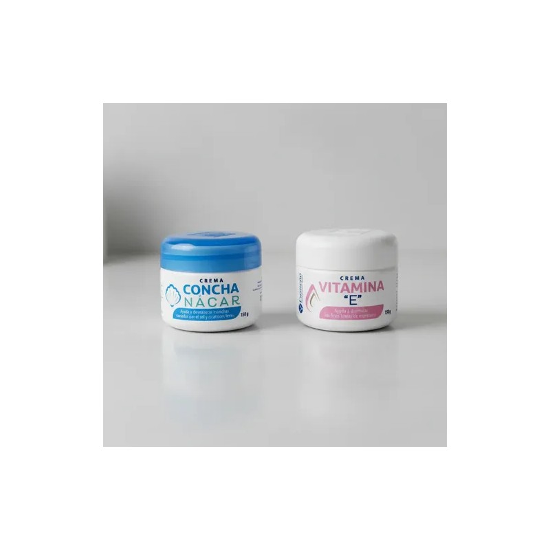 Crema Concha Nácar Despigmentante + Crema Vitamina E Ensueño