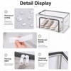 25L Under-Bed Storage Box Transparent PVC Storage Boxes with Lids
