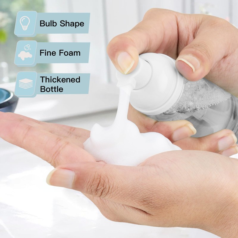 Owlyee - Botella de espuma de 2 onzas, dispensador de