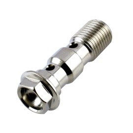 MOTO-D Racing Racebolt Stainless Steel Banjo Bolt 2-Hole M10x1.25