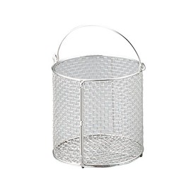 As One Stainless Steel Round Cleaning Basket, Small φ5.9 inches (150 mm), 1-3450-01