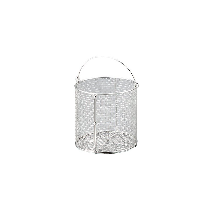 As One Stainless Steel Round Cleaning Basket, Small φ5.9 inches