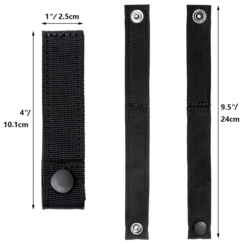 Molle Straps with Snaps 4 inch, Tactical Mod Strap Molle