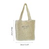Handmade Straw Bag Travel Beach Fishing Net Handbag Hollow Casual