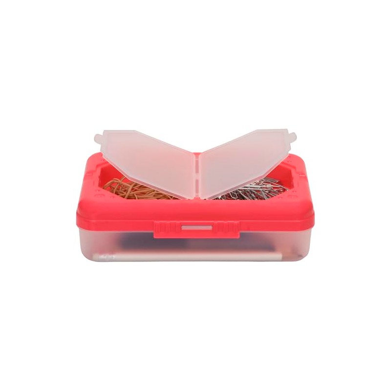 C-Line Poly 3-Compartment Storage Box with Snap Lid, 1 Storage