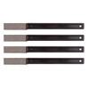 KGS PRO-Files Diamond Hand Files, 4 Pieces, 43x12 mm, Flat