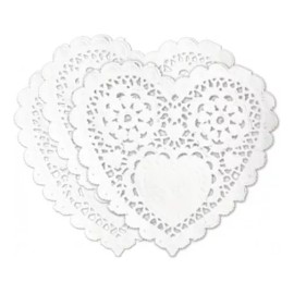 Eco R. Pack 200 Blondas Servilleta Decorativa Papel 21cm Mayoreo